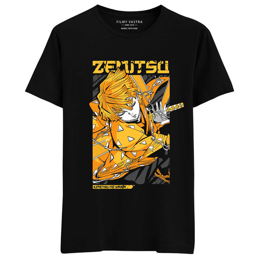 Zenitsu Agatsuma – Demon Slayer Graphic T-shirt  Description: